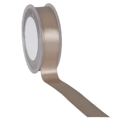 Double Faced Satin Ribbon; Dusky Brown